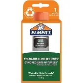 ELMER'S pure lijmstiften | 93% natuurlijke ingrediënten | 100% hergebruikt plastic | Geweldig voor knutselen en op school | Uitwasbaar en kindvriendelijk | 40 g | 1 stuk