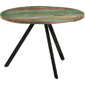 vidaXL Eettafel 110x75 cm massief gerecycled hout