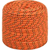 vidaXL Multifunctioneel touw 10 mm 25 m Oranje PP