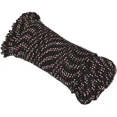 vidaXL Multifunctioneel touw 3 mm 250 m Zwart en Rood PP