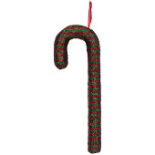 Housevitamin Kerstdecoratie - Snoepstokje - Foam - Groen/Rood - 52 cm