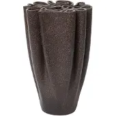 Ferm Living Dedali vaas 25 cm Dark brown