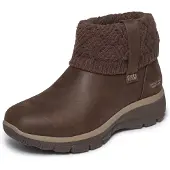 SKECHERS Enkellaarsje 'EASY GOING' donkerbruin