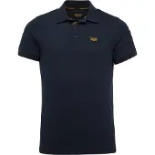 PME Legend polo normale fit donkerblauw effen katoen