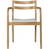 Ferm Living Boda Eetkamerstoel met Armleuningen Staple