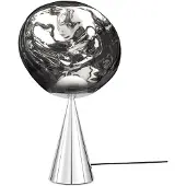 Tom Dixon Melt Fat Cone Tafellamp Silver | Silver
