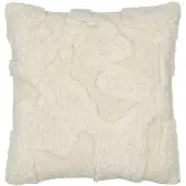 Ferm Living Sierkussen Rime Tufted Cushion Off-White (50 x 50 cm)