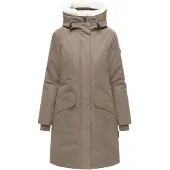 NAVAHOO dames winterparka Bibber-Beauty met teddyvoering