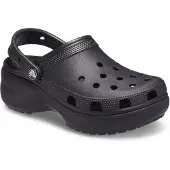 Crocs Classic Platform Thermoplastische Dames Zwarte Klompen