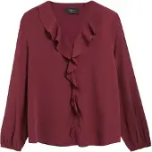 s.Oliver Blouse bordeaux