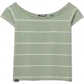 Superdry Shirt jade groen / wit