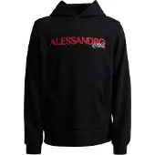 Alessandro Zavetti Sportsweatshirt rood / zwart