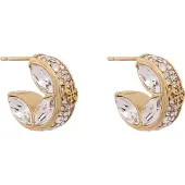 GUESS Oorbellen 'SUPREME' goud / transparant