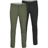 Jack & Jones Chino 'Macro Dave' pastelgroen / zwart