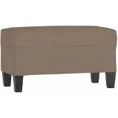 vidaXL Bankje 70x35x41 cm stof taupe
