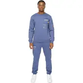 Duck and Cover Heren Applewood Trainingspak (Denim Blauw)