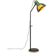 vidaXL Vloerlamp 25 W E27 30x30x100-150 cm meerkleurig
