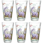 Leonardo Waterglas Bambini Avventura Dino 300 ml (Set van 6)