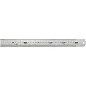 Bmi Lengte meetinstrument, Stalen duimstok, roestvrij, lengte: 1000 mm (mm)