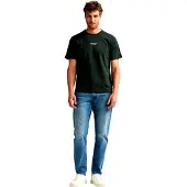 Petrol Industries Shirt groen / wit