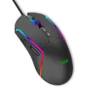 Cool Koele USB gamingmuis met RGB-verlichting, zwart