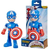 Spidey and his Amazing Friends Spidey & Friends - Figure 22,5 cm - Captain America (G24625X0)