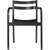 Ferm Living Boda Eetkamerstoel met Armleuningen Black