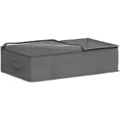vidaXL Opbergbox met transparant bovenraam, 6 stuks, 50,4 liter