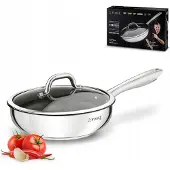 Starke PRO Treviso Diepe Koekenpan RVS met Deksel 24 cm