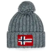 Napapijri Muts 'Semiury' grijs / rood / zwart / wit