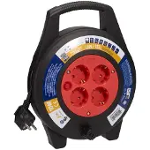 24.Se Kabelhaspel | | 10 meter (4-voudig, IP20, 3x 1.5 mm²)