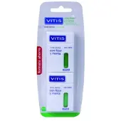 Vitis MUNT FLOEKS TANDDRAAD 50 M 2 U - Merk - Kleur Wit - Doelgroep Volwassenen - Geslacht Unisex