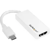 StarTech.com USB-C to HDMI Adapter 4K White