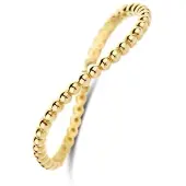 Blush 14 karaats geelgouden ring