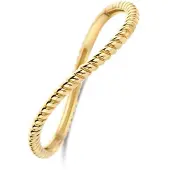 Blush 14 karaats geelgouden ring