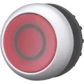 Eaton PowerWare 216957 M22-DRL-R-X0 Verlichte druktoets Kunststof frontring Knop Rood 1 stuk(s) Piece