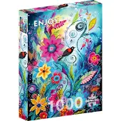 Enjoy Puzzle Red-Winged Blackbird Puzzel (1000 stukjes)
