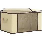 vidaXL Opbergbox met transparant zijpaneel, 6 stuks, 90,3 liter