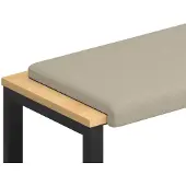 vidaXL Bankkussen Textured Velvet Zand Diepte 35 cm