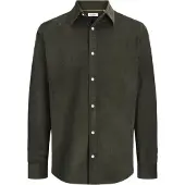 Jack & Jones Overhemd 'JJEField' donkergroen