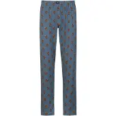 Mey Pyjamabroek ' Serie Gentle Moose ' blauw / bruin