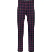 Mey Pyjamabroek ' Serie Lumber Grid ' donkerblauw / wijnrood