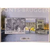 Bpost - 2 zegels - Verzending Europa - Tarief EU3 - Bruggen