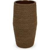HS Potterie Vaas sion d22h40cm zand bruin