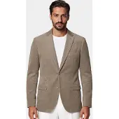 Bos Bright Blue Scotland Blue Colbert Beige Heleen Jacket Drop 7 SPE263037HE30SB/2501