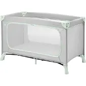Hauck Dream N Play Plus - Campingbedje - Extra grote doorgang - Dusty Mint