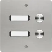 Grothe 55502 Belknop Met naambord RVS V2A