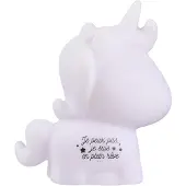 TEXTILOMANIE LED-nachtlampje voor kinderen, eenhoorn, 10x7,5 cm