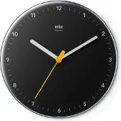 Braun BC 26 B-DCF, zwarte draadloze wandklok