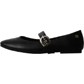 Xti Dames Ballerina's 146485 zwart (39), Plat, Gesp, Casual 14648503-NEGRO